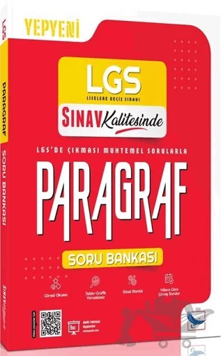8. Sınıf LGS Paragraf Sınav Kalitesinde Soru Bankası – Kolektif – Sınav Yayınları kitap kapağı