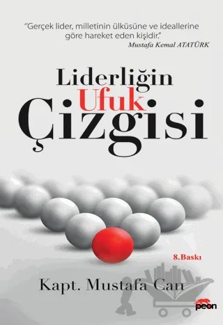 Liderliğin Ufuk Çizgisi – Mustafa Can – Peon Kitap kitap kapağı