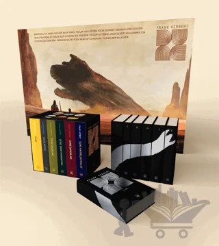 Dune Ciltli Kutu Set (6 Kitap Takım) – Frank Herbert – İthaki Yayınları kitap kapağı