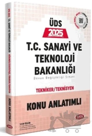 T.C. Sanayi ve Teknoloji Bakanlığı UDS Mühendis - İstatistik - Tekniker - Teknisyen Konu Anlatımlı – Kolektif – Data Yayınları kitap kapağı