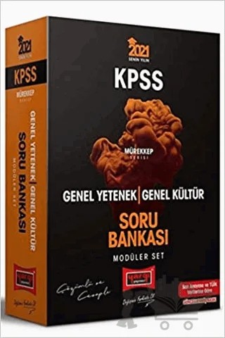 2021 KPSS Genel Yetenek Genel Kültür Çözümlü ve Cevaplı Modüler Soru Bankası Seti – Kolektif – Yargı Yayınevi kitap kapağı