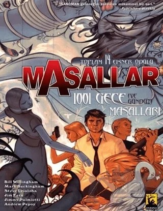Masallar Cilt 7: 1001 Gece Masalları – Bill Willingham – Arka Bahçe Yayıncılık kitap kapağı