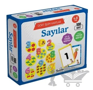 Sayılar 4 - 6 Yaş Dört İşlem Kartlar – Kolektif – Teleskop Popüler Bilim kitap kapağı