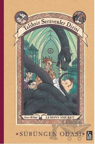 Talihsiz Serüvenler Dizisi 2 Sürüngen Odası – Lemony Snicket – XLIBRIS kitap kapağı