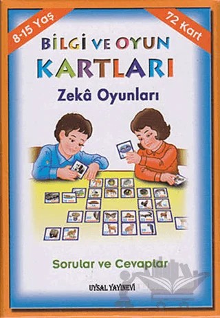 Bilgi ve Oyun Kartları Zeka Oyunları – Kolektif – Uysal Yayınevi kitap kapağı