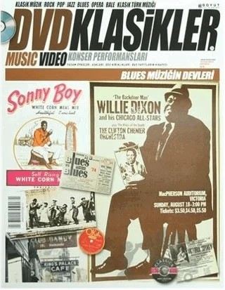 DVD Klasikler Dergisi Sayı: 24 Blues Müziğin Devleri – Boyut Yayın Grubu kitap kapağı