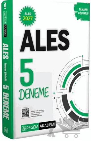 2027 ALES Tamamı Çözümlü 5 Deneme – Kolektif – Pegem Akademi Yayıncılık kitap kapağı