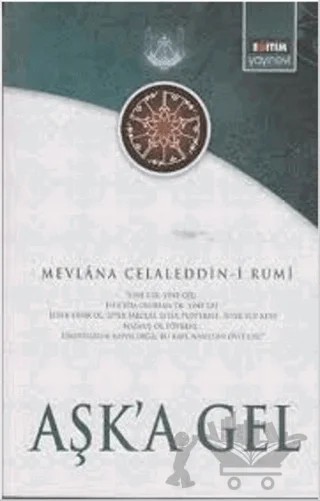 Aşk’a Gel – Mevlana Celaleddin Rumi – Salon Yayınları kitap kapağı