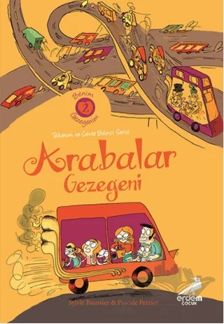 Arabalar Gezegeni – Pascale Perrier, Sylvie Baussier – Erdem Çocuk kitap kapağı