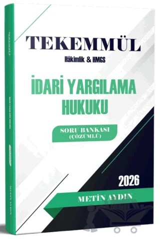 Tekemmül İdari Yargılama Hukuku Soru Bankası – Metin Aydın – Statü Akademi Yayınları kitap kapağı