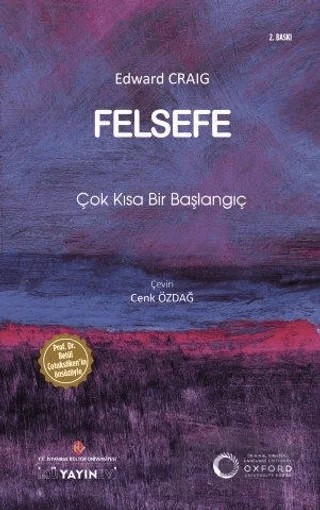 Felsefe – Edward Craig – İstanbul Kültür Üniversitesi - İKÜ Yayınevi kitap kapağı