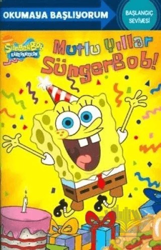 Sünger Bob - Mutlu Yıllar Sünger Bob – J. P. Chanda – Doğan Egmont Yayıncılık kitap kapağı