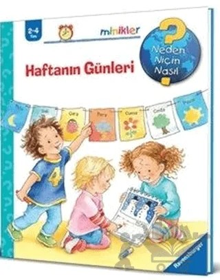 Ravensburger Minikler - Haftanın Günleri – Daniela Prusse – Mikado Yayınları kitap kapağı