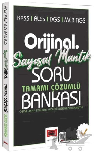 KPSS ALES DGS MEB-AGS Orijinal Sayısal Mantık Tamamı Çözümlü Soru Bankası – Kolektif – Yargı Yayınevi kitap kapağı
