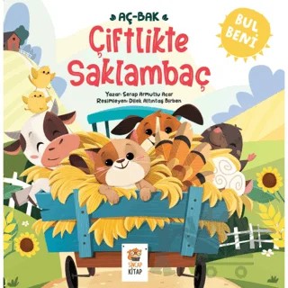 Çiftlikte Saklambaç - Bul Beni – Serap Armutlu Acar – Sincap Kitap kitap kapağı