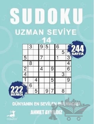 Sudoku Uzman Seviye 14 – Ahmet Ayyıldız – Olimpos Yayınları kitap kapağı