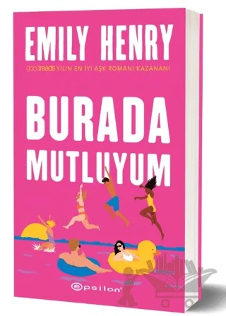 Burada Mutluyum – Emily Henry – Epsilon Yayınevi kitap kapağı