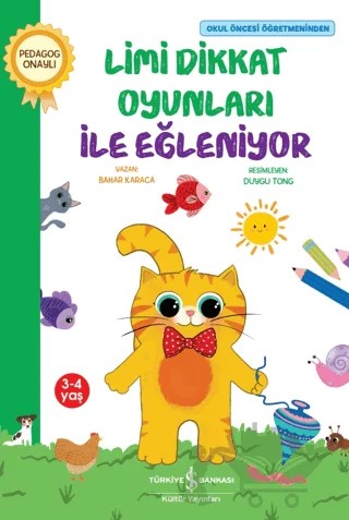 Limi Dikkat Oyunları İle Eğleniyor – Bahar Karaca – İş Bankası Kültür Yayınları kitap kapağı