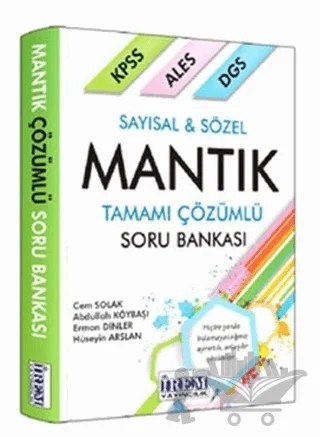 İrem 2014 KPSS Sayısal - Sözel Mantık Tamamı Çözümlü Soru Bankası – Kolektif – İrem Yayıncılık kitap kapağı