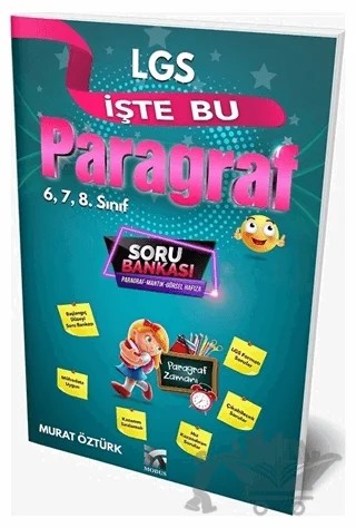 LGS Paragraf 6,7,8. Sınıf Soru Bankası – Murat Öztürk – Modus Yayınları kitap kapağı