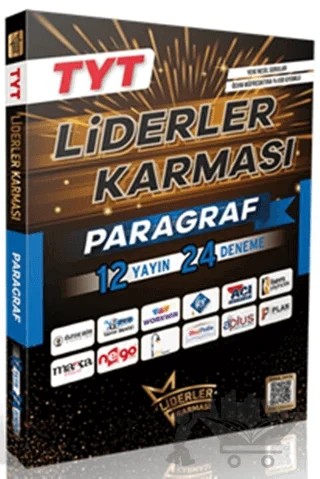 TYT Paragraf Denemeleri- 12 Yayın 24 Deneme – Kolektif – Liderler Karması Yayınları kitap kapağı