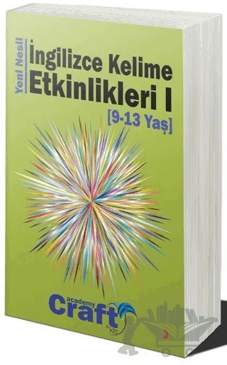 Yeni Nesil İngilizce Kelime Etkinlikleri 1 (9 - 13 Yaş) – Craft Academy by KLC – Cinius Yayınları kitap kapağı