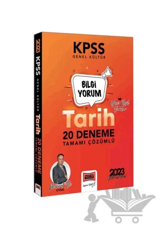 Yargı Yayınları 2023 KPSS Genel Kültür Tarih Bilgi Yorum Tamamı Çözümlü 20 Deneme – Mehmet Ali Uysal – Yargı Yayınevi kitap kapağı