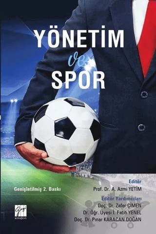 Yönetim ve Spor – A. Azmi Yetim – Gazi Kitabevi kitap kapağı