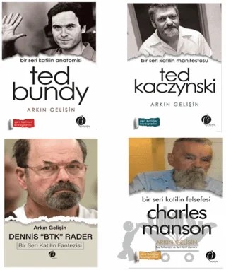 Seri Katiller Biyografi Seti (4 Kitap Takım) – Arkın Gelişin – Herdem Kitap kitap kapağı