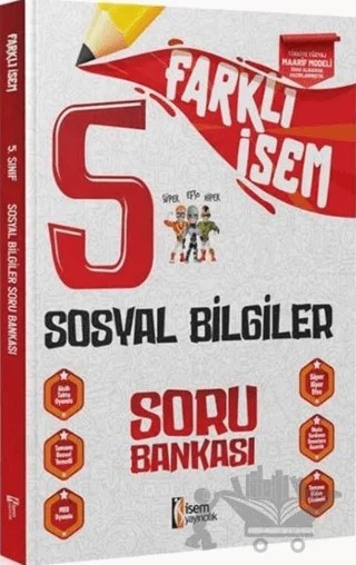 5. Sınıf Sosyal Bilgiler Farklı İsem Soru Bankası – Kolektif – İSEM Yayıncılık kitap kapağı