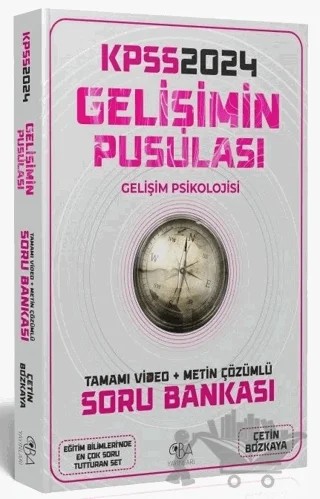 CBA Yayınları 2024 KPSS Eğitim Bilimleri Gelişim Psikolojisinin Pusulası Soru Bankası Video Çözümlü – Kolektif – CBA Akademi kitap kapağı