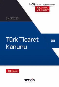 Türk Ticaret Kanunu (Cep Kitabı) – Seçkin Yayıncılık – Seçkin Yayıncılık kitap kapağı