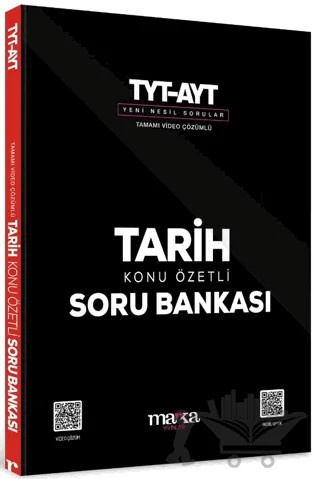 2025 TYT AYT Tarih Konu Özetli Yeni Nesil Soru Bankası Tamamı Video Çözümlü – Kolektif – Marka Yayınları kitap kapağı