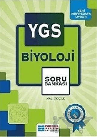 YGS Biyoloji Soru Bankası – Naci Koçak – Evrensel İletişim Yayınları kitap kapağı