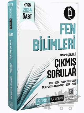 2024 KPSS ÖABT Fen Bilimleri Tamamı Çözümlü Çıkmış Sorular – Kolektif – Pegem Akademi Yayıncılık kitap kapağı