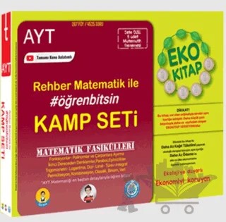 AYT Matematik Fasikülleri Seti Eko – Kolektif – Tonguç Akademi kitap kapağı