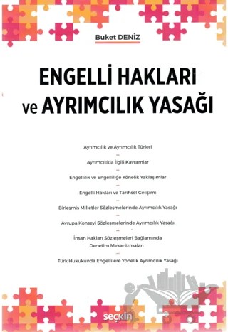 Engelli Hakları ve Ayrımcılık Yasağı – Buket Deniz – Seçkin Yayıncılık kitap kapağı