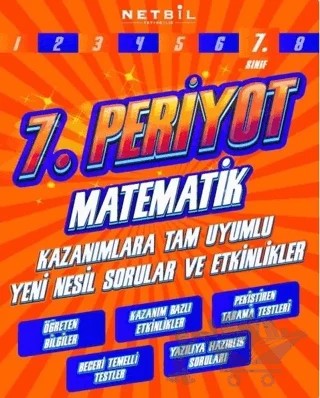 7. Sınıf Periyot Matematik Etkinlikli Soru Bankası – Kolektif – Netbil Yayıncılık kitap kapağı