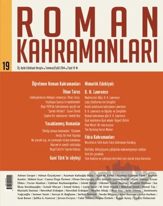 Roman Kahramanları Sayı: 19 Temmuz - Eylül 2014 – Roman Kahramanları Dergisi kitap kapağı