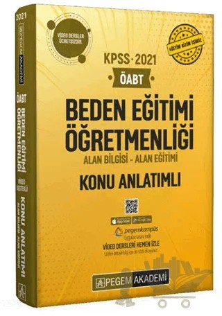 2021 KPSS ÖABT Beden Eğitimi Öğretmenliği Konu Anlatımlı – Kolektif – Pegem Akademi Yayıncılık kitap kapağı