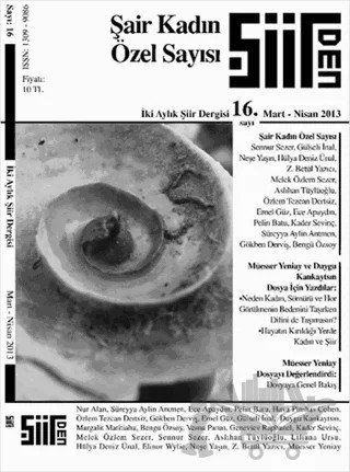 Şiirden İki Aylık Şiir Dergisi Sayı: 16 Mart - Nisan 2013 – Şiirden Yayıncılık kitap kapağı