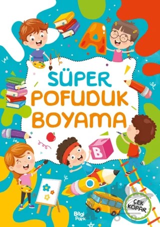 Süper Pofuduk Boyama Kitabı – Kolektif – Bilgi Park kitap kapağı