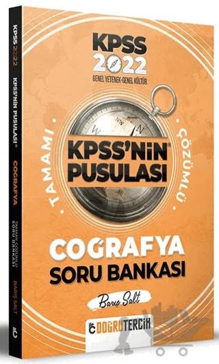 2022 KPSS'nin Pusulası Coğrafya Soru Bankası Çözümlü – Barış Salt – Doğru Tercih Yayınları kitap kapağı
