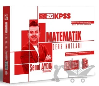 2026 KPSS Matematik Ders Notları – Şenol Aydın – Benim Hocam Yayınları kitap kapağı
