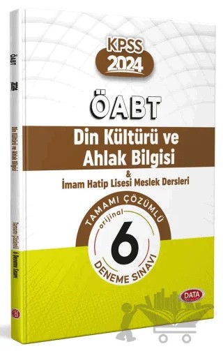 ÖABT Din Kültürü ve Ahlak Bilgisi ve İHL Meslek Dersleri Öğretmenliği Tamamı Çözümlü 6 Deneme Sınavı – Kolektif – Data Yayınları kitap kapağı