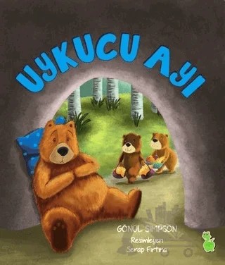 Uykucu Ayı – Gönül Simpson – Yeşil Dinozor kitap kapağı