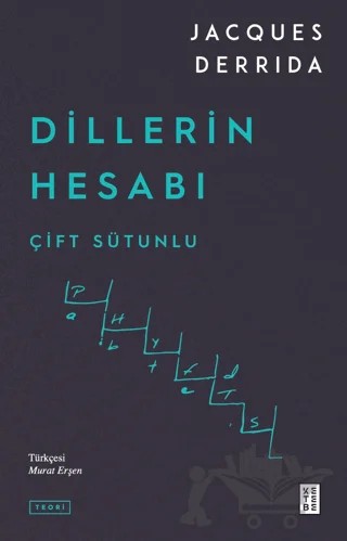 Dillerin Hesabı – Jacques Derrida – Ketebe Yayınları kitap kapağı