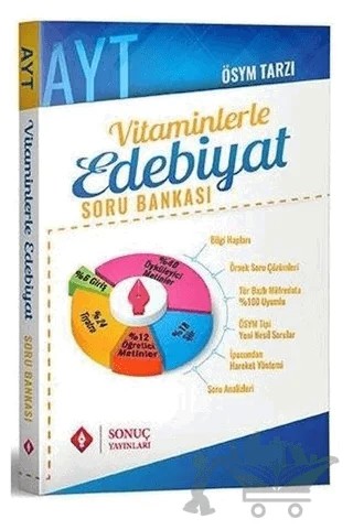 AYT Vitaminlerle Edebiyat Soru Bankası – Kolektif – Sonuç Yayınları kitap kapağı