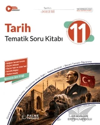 11. Sınıf Tarih Joker Tematik Soru Kitabı – Elif Pehlivanoğlu, Elif Sevilgen – Palme Yayınları kitap kapağı