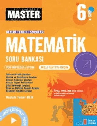 6. Sınıf Master Matematik Soru Bankası – Mustafa Tuncer Bilir – Okyanus Yayınları kitap kapağı